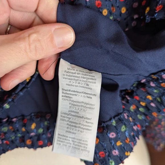 Madewell Lyric Wrap Top In Sugar Dot - Picture 4 of 5